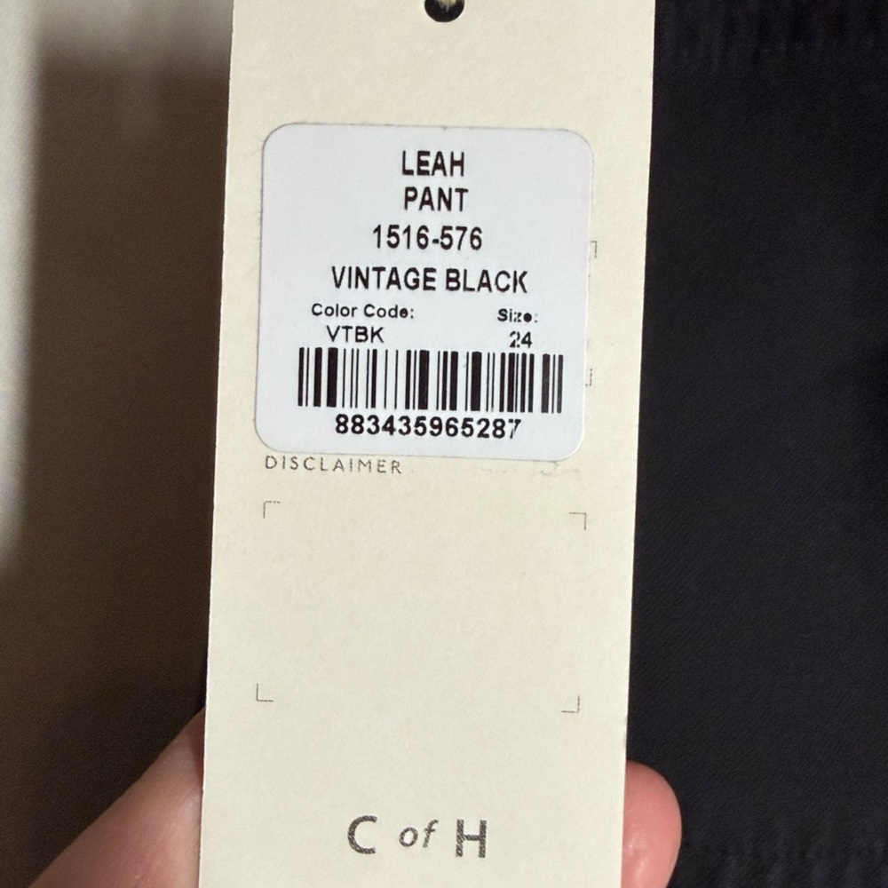 NWT Citizens of Humanity Surplus Leah Cargo Pant Vintage Black Size‎ 24 - Picture 3 of 6
